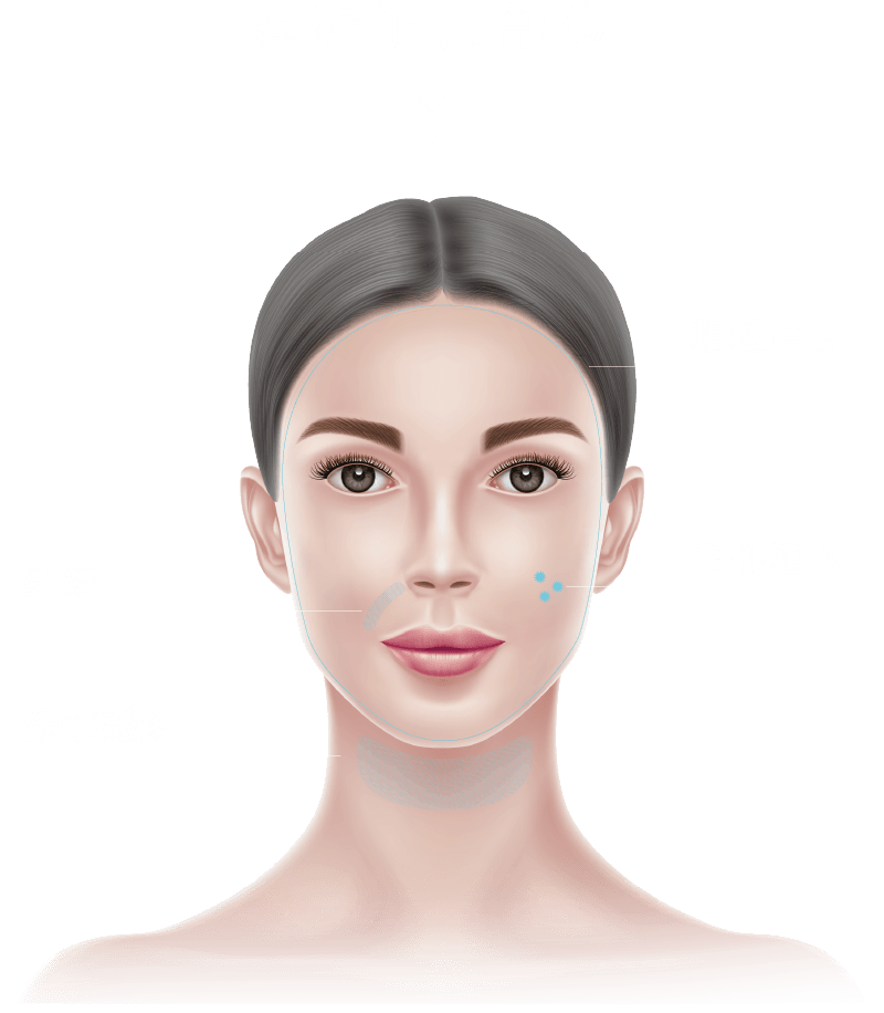 療程適用部位