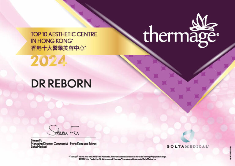 2018-2024年連續7年​​​Thermage®全港銷量第一​